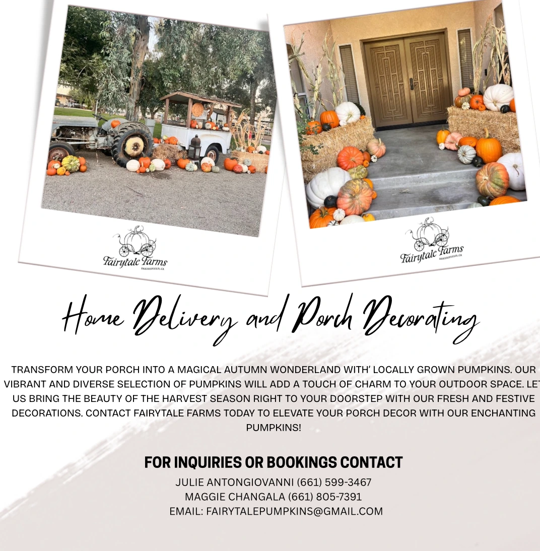 Porch decorating flyer
